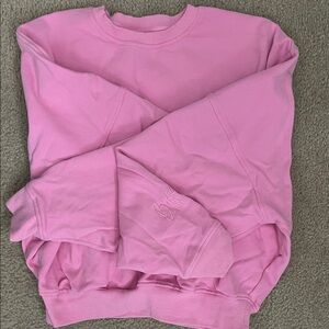 BuffBunny Vibrant Pink Crew Neck Sweater